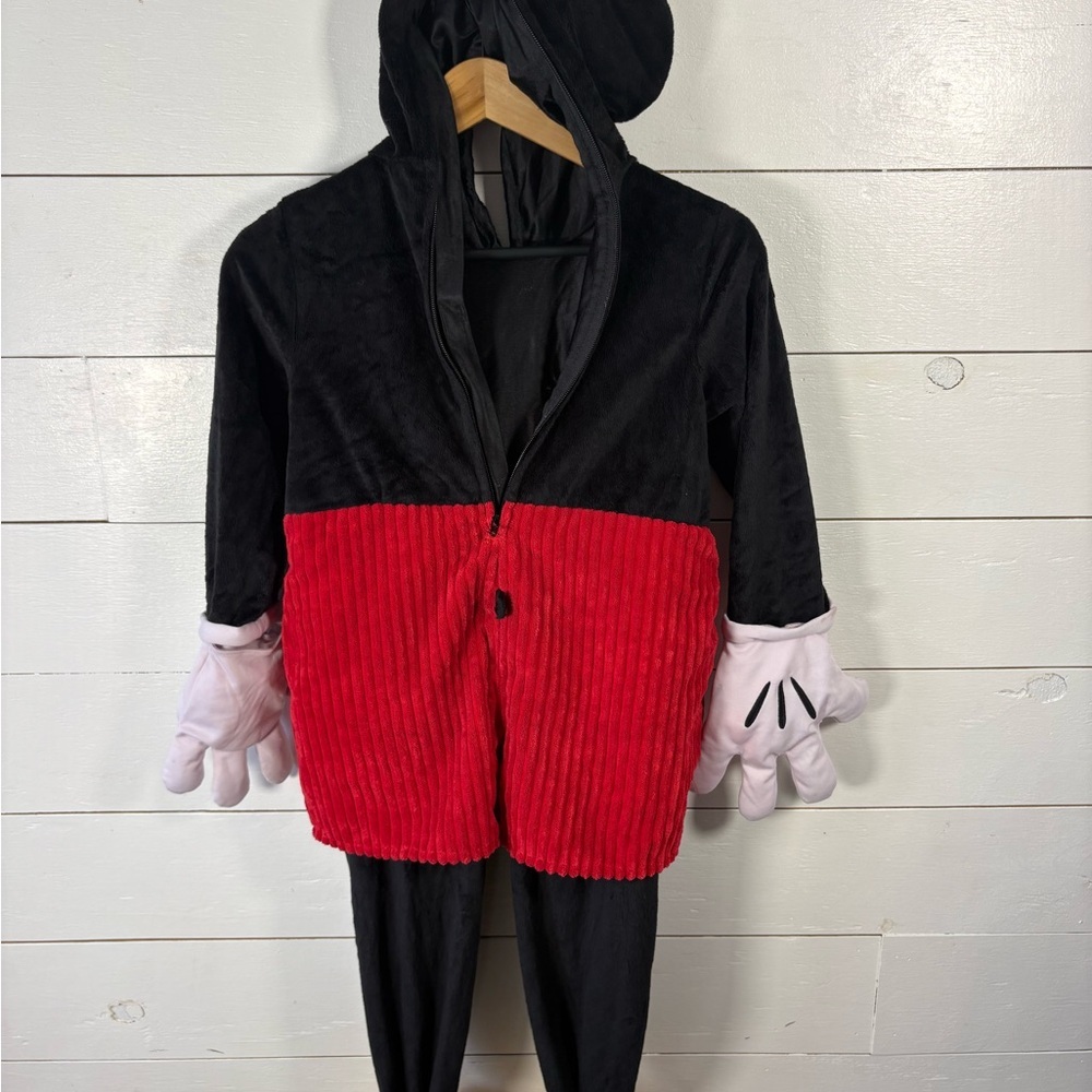 Disney Store Mickey Mouse Kids Costume 5/6 – Full Outfit Gloves & Shoe Covers - Picture 13 of 13